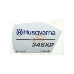 544973602; HUSQVARNA; AUTOCOLLANT | HUSQVARNA; pièce detachée