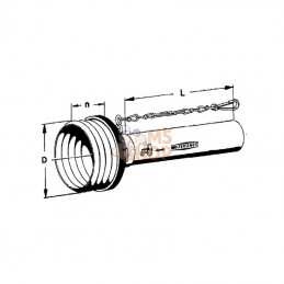 SD252000A; WALTERSCHEID; Demi-protection ext.; pièce detachée