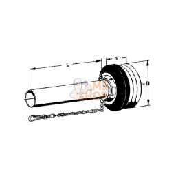 SD252000I; WALTERSCHEID; Demi-protection int.; pièce detachée