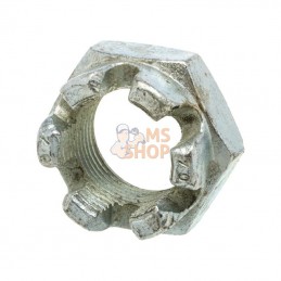695200EN; AUTRE MARQUE; Écrou crénelé M24x15, zingué; pièce detachée