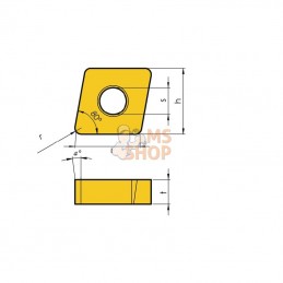 CNMG120404MMIT1601; I TOOLS; Porte-plaquette CNMG 120404 10x; pièce detachée