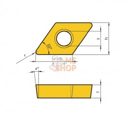 DCGT070202ALK1010; I TOOLS; Porte-plaquette DCGT 070202 10x; pièce detachée