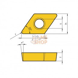 DCMT11T304MMIT1601; I TOOLS; Porte-plaquette DCMT 11T304 10x; pièce detachée