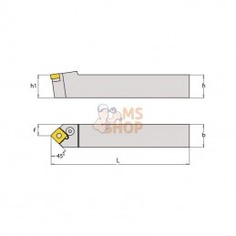 PSDNN2020K12; I TOOLS; Porte-plaq. neutr. PSDNN 75°; pièce detachée