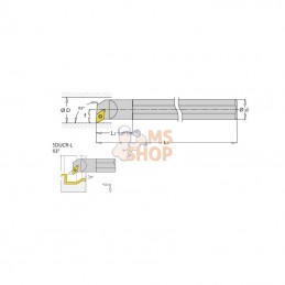 S10HSDUCR07; I TOOLS; Porte-plaquette dr. S-SDUCR93°; pièce detachée