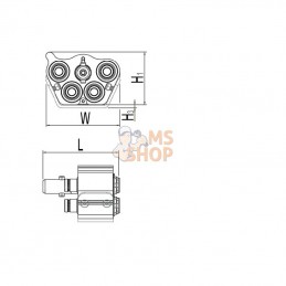 MC109324200; CEJN; Multi X Quattro 10/12.5 accou.; pièce detachée
