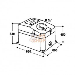 SU1300850; SUEVIA; Abreuvoir THERMOQUELL 850; pièce detachée