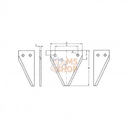 1096106; SCHUMACHER; "Section 2.7mm GD 19 dents SCH"; pièce detachée