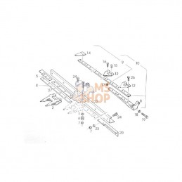 1096106; SCHUMACHER; "Section 2.7mm GD 19 dents SCH"; pièce detachée