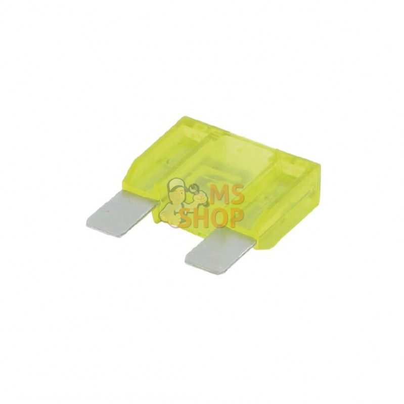 SI20190; IMAXX; Fusible lame maxi 32V 20A longueur 34,3mm jaune pack 10x iMaXX; pièce detachée