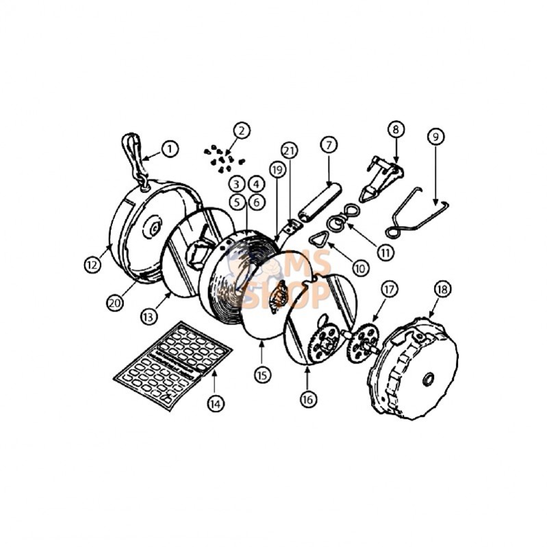 505697206; HUSQVARNA; BANDE | HUSQVARNA; pièce detachée