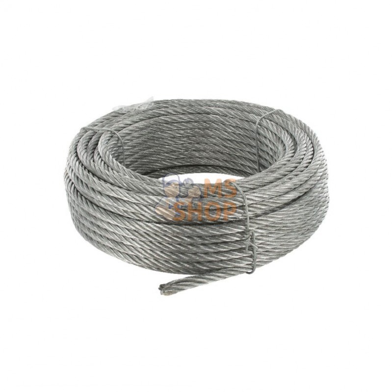 WR08030L; KRAMP; Câble en acier galvanisé 8 mm, 30m; pièce detachée WR08030L; KRAMP; Câble en acier galvanisé 8 mm, 30m; pièce detachée