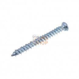KZBTS7572T30; KRAMP; Vis à châssis 7,5x72 T30 zingué; pièce detachée