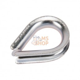 WT10; KRAMP; Cosse-coeur zingué 10 mm; pièce detachée