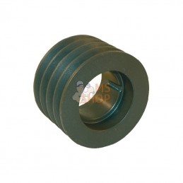 236A4TL; KRAMP; Poulie pour courroie trapézoïdale 4 rainures A ou SPA diamètre 241.50 mm pour douille taperlock 3020 Kramp; pièc