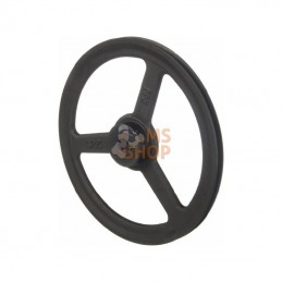 280Z1; KRAMP; Poulie pour courroie trapézoïdale 1 rainure Z ou SPZ diamètre 284 mm Kramp; pièce detachée