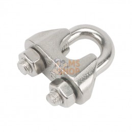 WL06RVS; KRAMP; Serre-câble en acier 6 mm inox-A4; pièce detachée