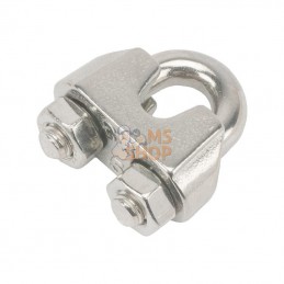 WL05RVS; KRAMP; Serre-câble en acier 5 mm inox-A4; pièce detachée