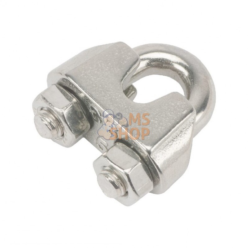 WL05RVS; KRAMP; Serre-câble en acier 5 mm inox-A4; pièce detachée WL05RVS; KRAMP; Serre-câble en acier 5 mm inox-A4; pièce detachée