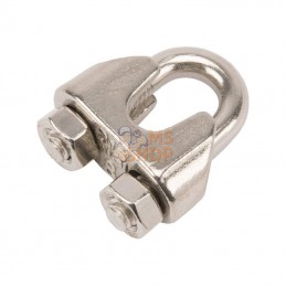 WL08RVS; KRAMP; Serre-câble en acier 8 mm inox-A4; pièce detachée