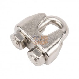 WL10RVS; KRAMP; Serre-câble en acier 10 mm inox-A4; pièce detachée