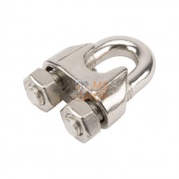 WL12RVS; KRAMP; Serre-câble en acier 12 mm inox-A4; pièce detachée