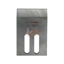 WCB341758; KRAMP; Lame de broyeur de bois 124x192x18; pièce detachée