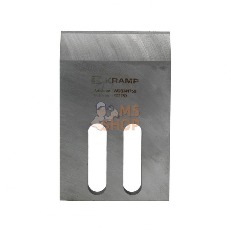 WCB341758; KRAMP; Lame de broyeur de bois 124x192x18; pièce detachée