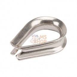 WT04RVS; KRAMP; Cosse-coeur inox-A4 4 mm; pièce detachée