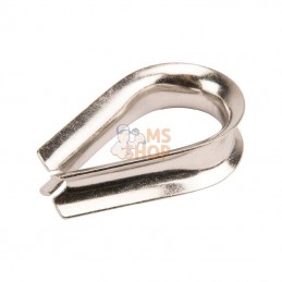 WT12RVS; KRAMP; Cosse-coeur inox-A4 12 mm; pièce detachée