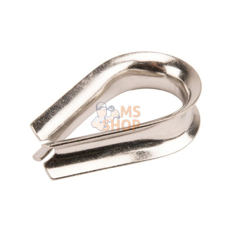 WT12RVS; KRAMP; Cosse-coeur inox-A4 12 mm; pièce detachée WT12RVS; KRAMP; Cosse-coeur inox-A4 12 mm; pièce detachée