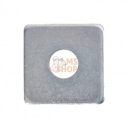 4368; KRAMP; Plaque de fermeture carrée M8 zinguée; pièce detachée
