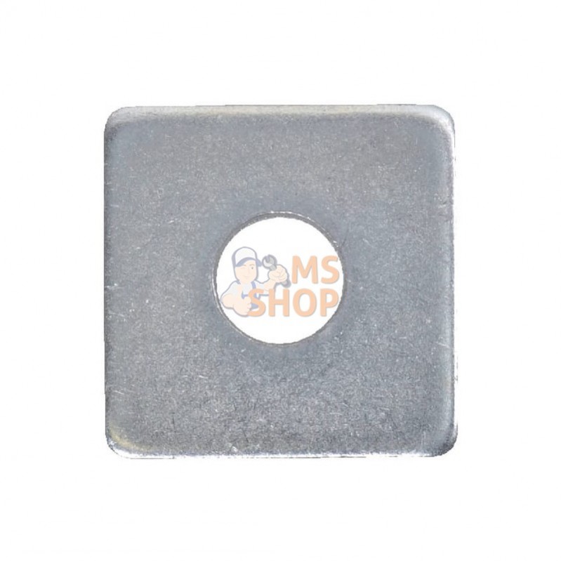 4368; KRAMP; Plaque de fermeture carrée M8 zinguée; pièce detachée