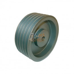 160A5; KRAMP; Poulie pour courroie trapézoïdale 5 rainures A ou SPA diamètre 165.50 mm Kramp; pièce detachée