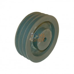 063Z3; KRAMP; Poulie pour courroie trapézoïdale 3 rainures Z ou SPZ diamètre 67 mm Kramp; pièce detachée