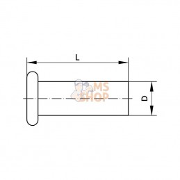 BP5B; KRAMP; Fiche d'obturation 5mm; pièce detachée