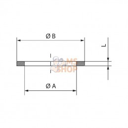 ALR14; KRAMP; Joint d'étanchéité nylon; pièce detachée