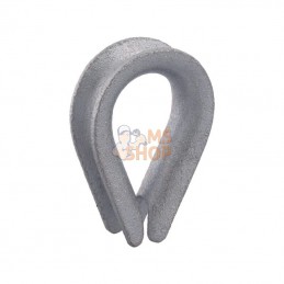 WT06; KRAMP; Cosse-coeur zingué 6 mm; pièce detachée