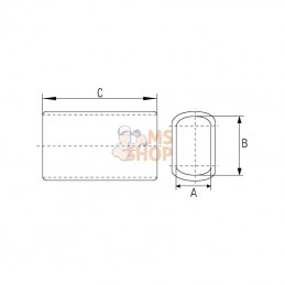 WK02; KRAMP; Armature à sertir. 2mm; pièce detachée