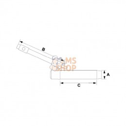 VLE2038; VAPORMATIC; Goupille, barre d'attelage; pièce detachée