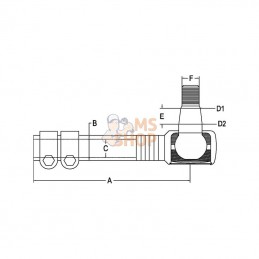 SHP046KR; KRAMP; Barre de connexion; pièce detachée