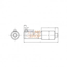 EPL60500C; KRAMP; Verin simple effet D60-500; pièce detachée