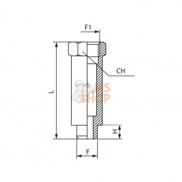 ECFM18L45; KRAMP; Manche d'extension; pièce detachée