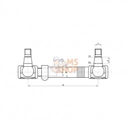SHP100KR; KRAMP; Tie rod; pièce detachée