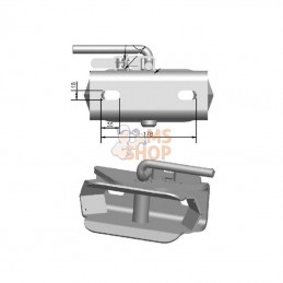 750005KR; KRAMP; Attelage de remorque SBR-80; pièce detachée