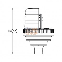 LA20005; KRAMP; Gyrophare LED 27W flexible; pièce detachée