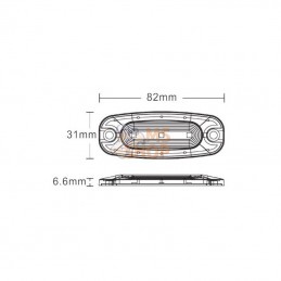 LA20030; KRAMP; Bloc clignotant 3x5 W câble 30 cm; pièce detachée