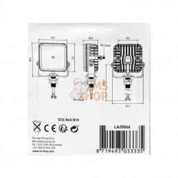 LA20066; KRAMP; Témoin d’avertissement LED, 10-30V, orange, 12 LED, Kramp; pièce detachée