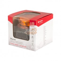 LA20060; KRAMP; Gyrophare LED, avec boulon et bip d’avertissement (97 dB); pièce detachée