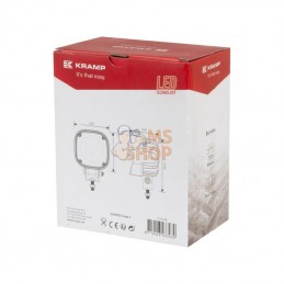 LA10438; KRAMP; Phare de travail LED, 25 W, 3000 lm, carré, Flood, Kramp; pièce detachée